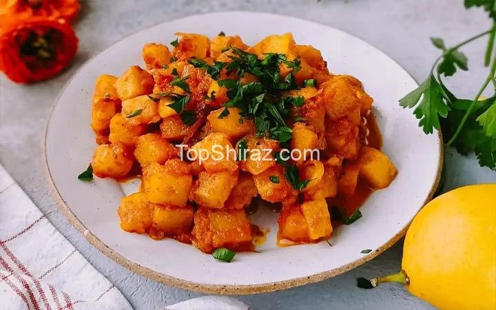 دوپیازه آلو شیرازی